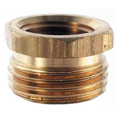Plumb Craft Waxman 7410300N Brass Hose Adapter 3/4 in. Male Hose x 1/2 in. FIP