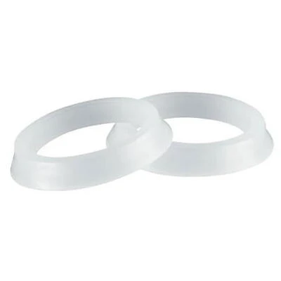 PlumbCraft 1-1/2 in. D Poly Tailpiece Washer 2 pk
