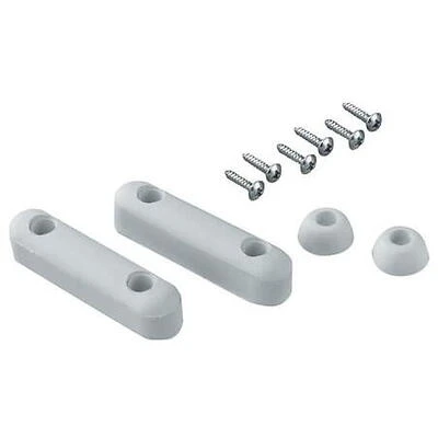PlumbCraft Toilet Seat Bumper Set White