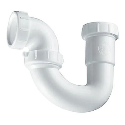 PlumbCraft 1-1/2 in. Slip in. Plastic J-Bend 8 pk