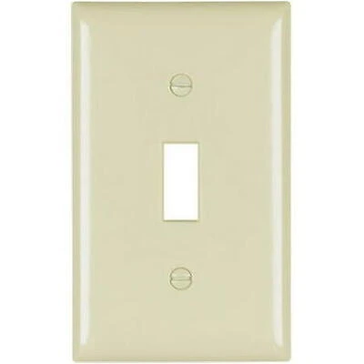 Wall Plate, Single Toggle, Urea, Ivory