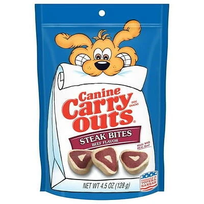 Dog Treats, Steak Bites Flavor, 4.5-oz.