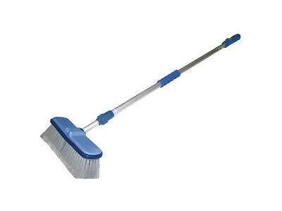 360° Telescoping Car Wash Brush – Soft Bristles, Foam Grip, 6‑ft Extendable Handle