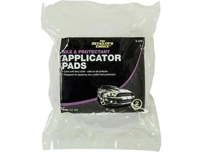 Viking 2‑Pack Cotton Terry Microfiber Applicator Pads – Washable Car Detailing Tools