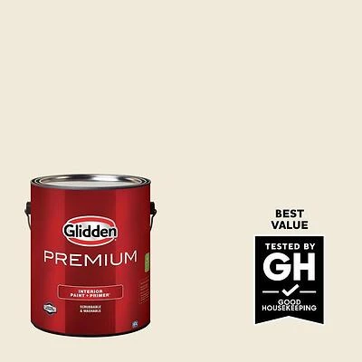 1 gal. PPG1103-1 Ivory Tower Flat Interior Latex Paint