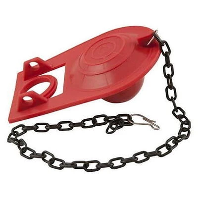 PlumbCraft Waxman 7543500 Universal Toilet Flapper  Red
