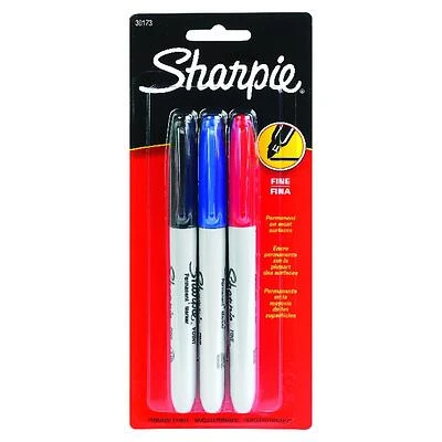 Sharpie 30173 Permanent Marker, Fine Lead/Tip, Assorted Lead/Tip