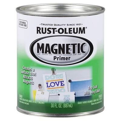 Rust-Oleum 247596 Magnetic Latex Primer, Dark Gray, Qt.