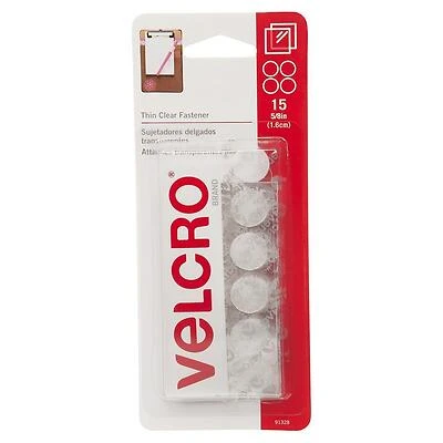 VELCRO Brand 91328 Hook and Loop Fastener, Clear
