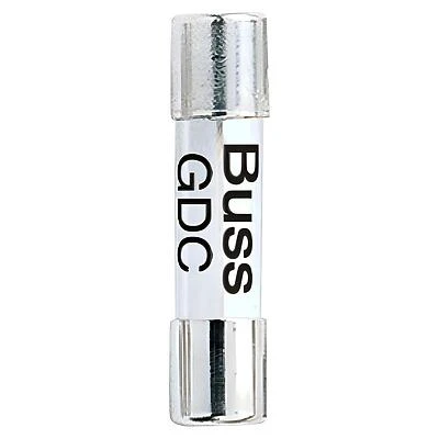 Bussmann GDC Series BP/GDC-5A Time Delay Fuse, 5 A, 250 V, 10 kA, 30 A Interrupt, Glass Body, GDC