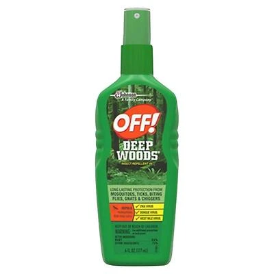 Off! 21845 Deep Woods Insect Repellent VII, 25% Deet, 6 oz. Spray