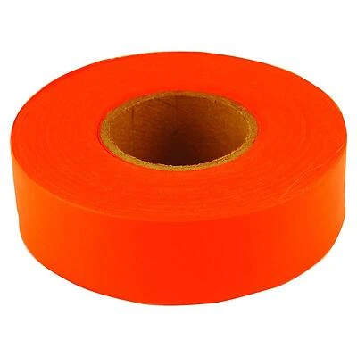 C.H. Hanson 17000 Fluorescent Orange Flagging Tape, 150 Ft.