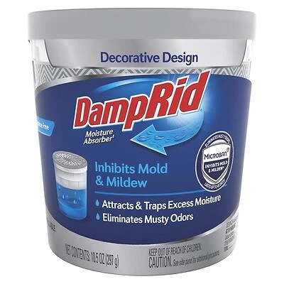 DampRid FG01FFESB Refillable Moisture Absorber with Micro Ban, Fragrance Free, 10.5 oz.