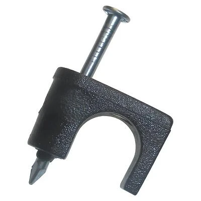 Gardner Bender PSB-1650T Cable Staple, 1/4 in W Crown, Polyethylene