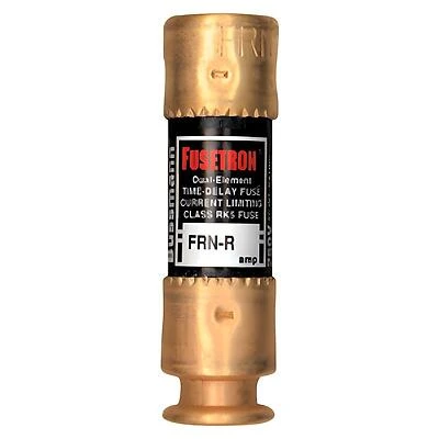 Bussmann BP/FRNR-60 Heavy-Duty Fuse, 60 A, 250 VAC, 125 VDC, 20, 200 kA Interrupt, Fiberglass Body, K, Time Delay Fuse