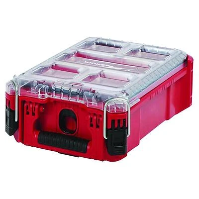 Milwaukee 48-22-8435 Packout Small Parts Organizer, 5-Compartment, Red