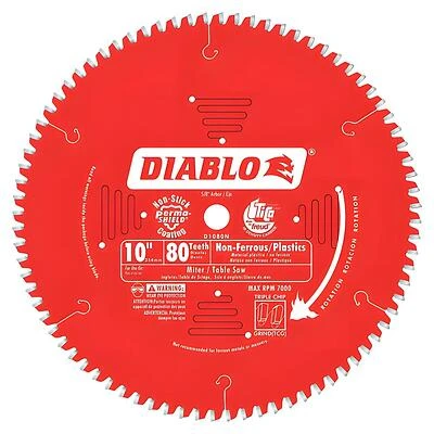 BLADE NON-FEROUS PLST 80TX10IN