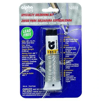 Alpha Fry AM53982 Specialty Solder, Lead-Free, 0.75 oz, .062 in Diameter