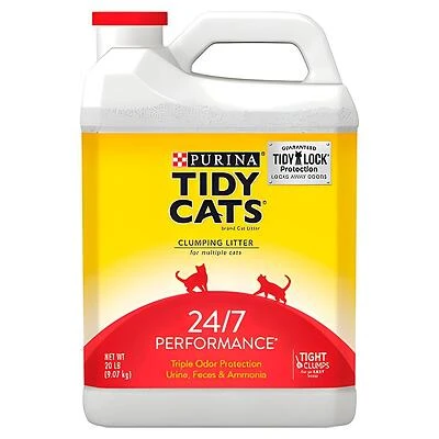 Purina Tidy Cats 11620 24/7 Performance Cat Litter, 20 Lb.