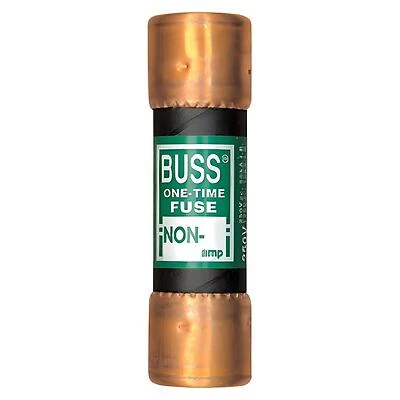 Bussmann NON Series BP/NON-40 Fuse, 40 A, 250 VAC, 125 VDC, 50 kA Interrupt, Melamine Body, K5, Cartridge Fuse