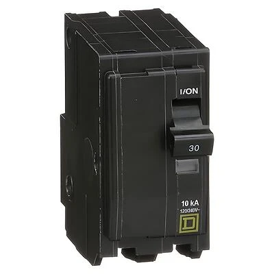Square D QO230CP 30-Amp Double-Pole Circuit Breaker, 120/240 VAC