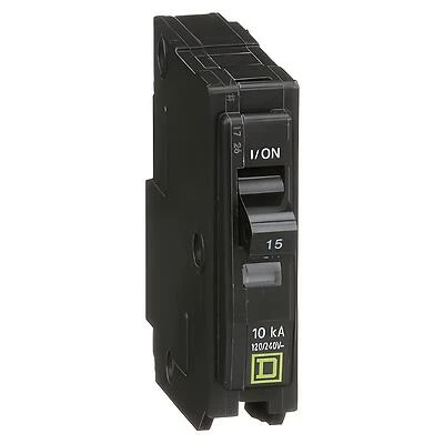 Square D - QO 15-Amp Single-Pole Circuit Breaker