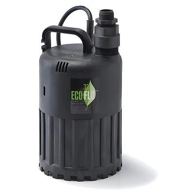 Eco-Flo SUP80 Submersible Utility Pump, 1/2 HP, 3180 GPH