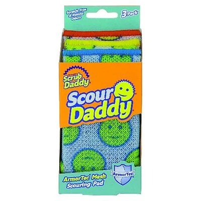 Scrub Daddy FG6009903001EA0EN01 Scour Daddy, ArmorTec Mesh Abrasive, Assorted