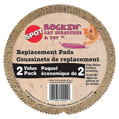 Spot Cardboard Brown Cat Scratcher 2 pk