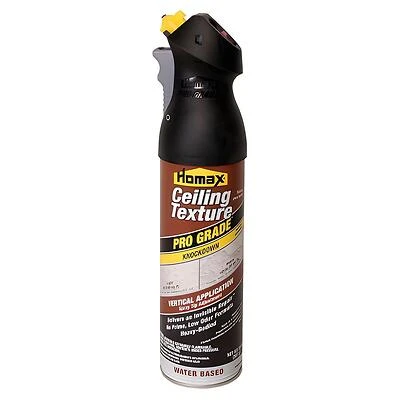 Homax 4665 Knockdown Ceiling Texture Spray, Flat White, 20 Oz