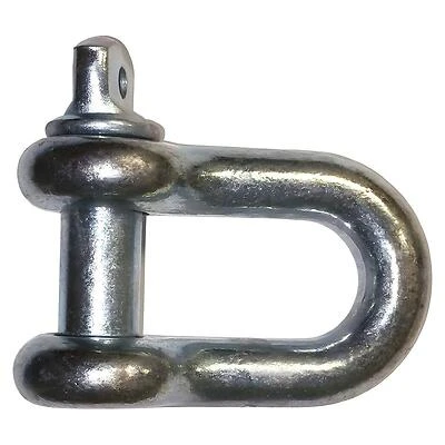 Baron 193LR-5/16 Anchor Shackle, 5/16 in Trade, 0.75 ton Working Load, Steel, Hot-Dipped Galvanized