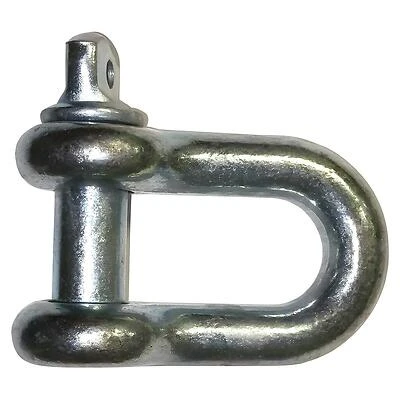 Campbell 193LR-1/4 Screw Pin Anchor Shackle, 1/4 In., Galvanized Steel