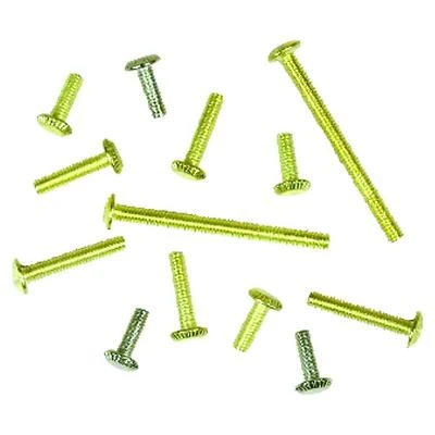 Jandorf 60141 Fixture Screw Assortment, Brass/Zinc