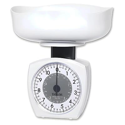 Taylor 3701KL Mechanical Food Scale, 11 Lb. Capacity, Dial Display