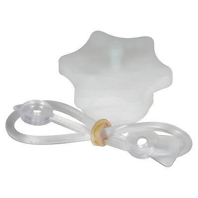 Camco USA 22103 Hose Plug and Cap with Lanyard, Male, White