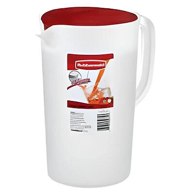 Rubbermaid 2122590 Simply Pour Pitcher, Plastic, Multi-Function Lid, 1 Gallon