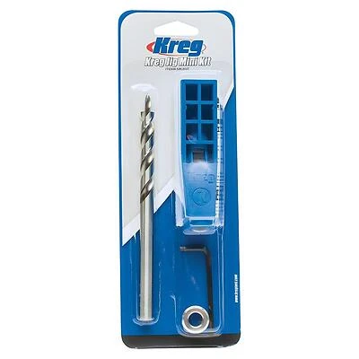 Kreg MKJKIT Mini Pocket-Hole Jig Kit, Single Guide, 1/2-1-1/2 In. Material