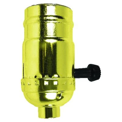 Jandorf 60409 Lamp Socket, 250 V, 250 W, Brass Housing Material