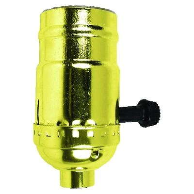 Jandorf 60408 Lamp Socket, 250 V, 250 W, Brass Housing Material