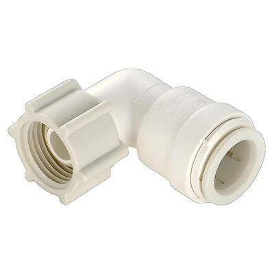 Watts PEX Quick Connect Swivel Pipe Elbow, 1/2 In. Female, 90 Deg
