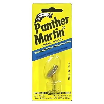Panther Martin 1PMR-S Classic Spinner Lure, Yellow/Red Dots, 1/32-oz.