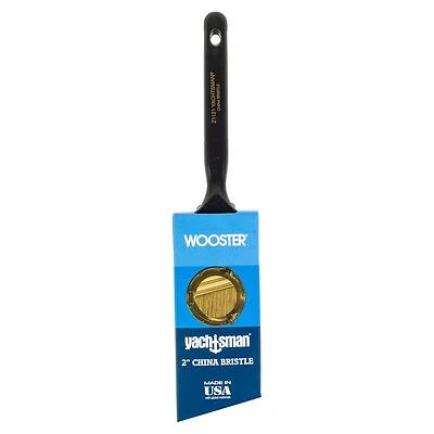 Wooster Z1121-2 Yachtsman White China Bristle Angle Sash Paint Brush, 2-In.
