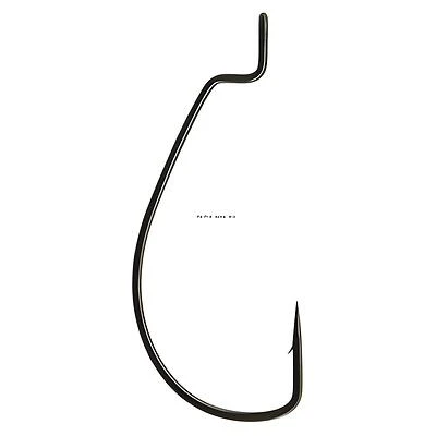 Plastic Worm Fish Hook, Size 1/0, 6-Pk.