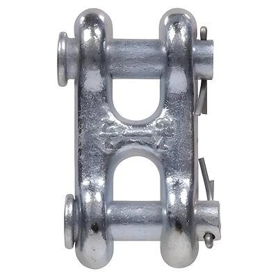 Hillman 322040 Double Clevis Link, 1/4-5/16 In., Steel