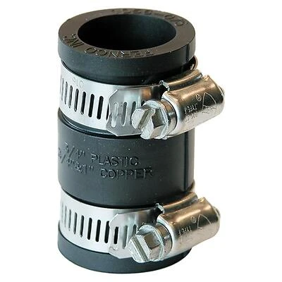 Fernco P1056-075 Flexible Pipe Coupling, 3/4 In., PVC