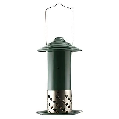 Woodlink 24850 Mealworm, Suet Balls and Peanut Bird Feeder, Steel, 12 In.