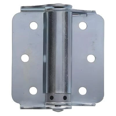 Hillman 851594 3 In. Heavy Duty Adjustable Spring Hinge, Zinc Plated, 2-Pack