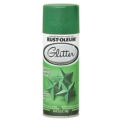 Specialty Glitter Spray Paint, Kelly Green, 10.25-oz.