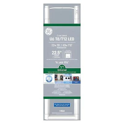 GE T8 LED U-Shape Light Bulb, 15W, 22.5 In.
