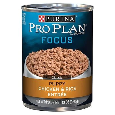 Dog Food, Puppy, Chicken/Rice, 13 oz.